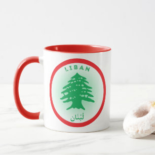 Caneca Emblema do Patrimônio do Líbano