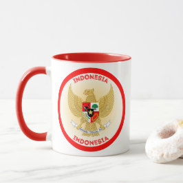 Caneca Emblema do Patrimônio Indonésio
