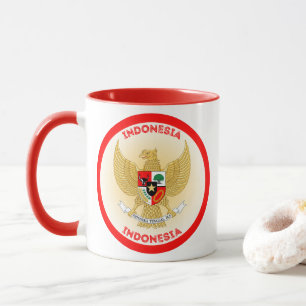 Caneca Emblema do Patrimônio Indonésio