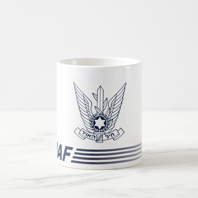 Caneca emblema IAF - ISRAELI AIR FORCE (Centro)