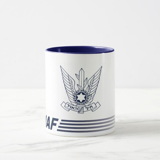 Caneca Emblema IAF - ISRAELI AIR FORCE (Centro)
