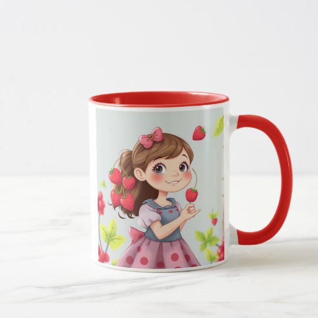 Caneca Emely – Die Erdbeerprinzessin (Direita)
