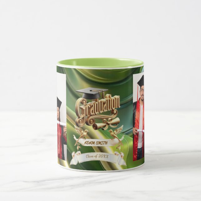 Caneca "Emerald Excellence: Gold & Green 2026 Edition" (Centro)