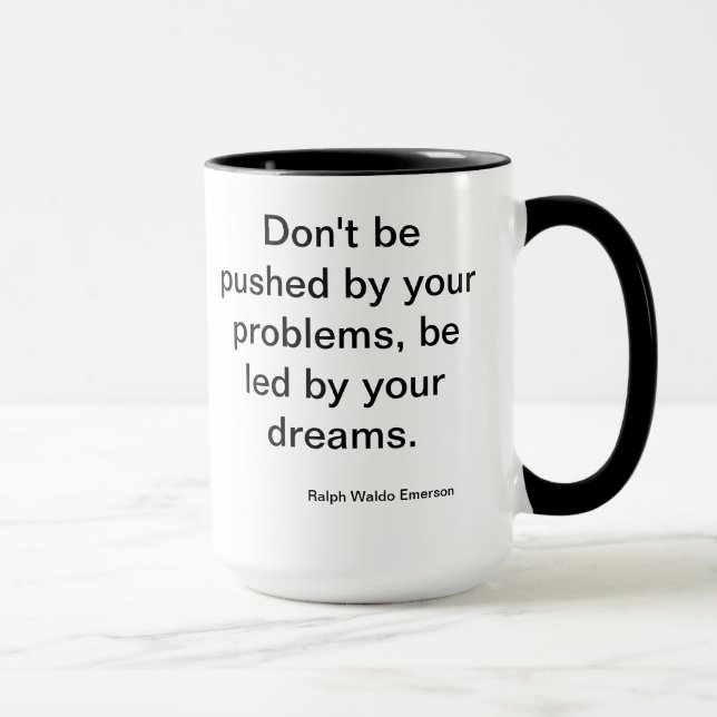 Caneca Emerson Dream Quote (Direita)
