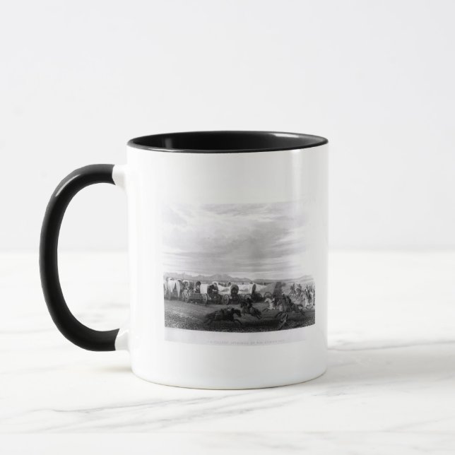 Caneca Emigrantes atacados pelos Comanches (Esquerda)
