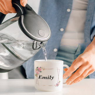 Caneca @Emily name Mug – Custom Coffee Cup with An
