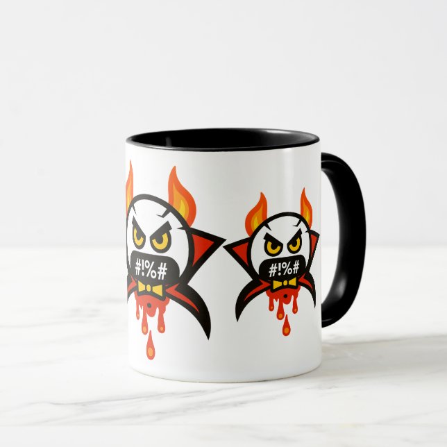 Caneca Emoji Loucura (Frente Esquerda)