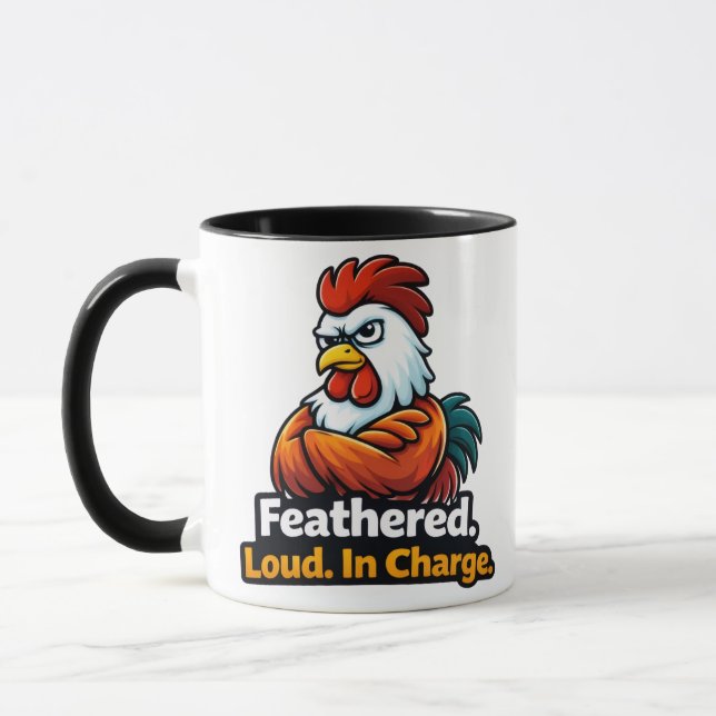 Caneca Emplumado, Alto. No comando. Citação do plantel (Esquerda)
