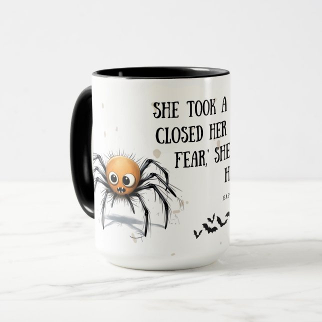 Caneca Empoderamento de aranha - Mug de café (Frente Esquerda)