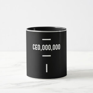 Caneca Empreendedor - CEO,000.000 Tee Funny Business