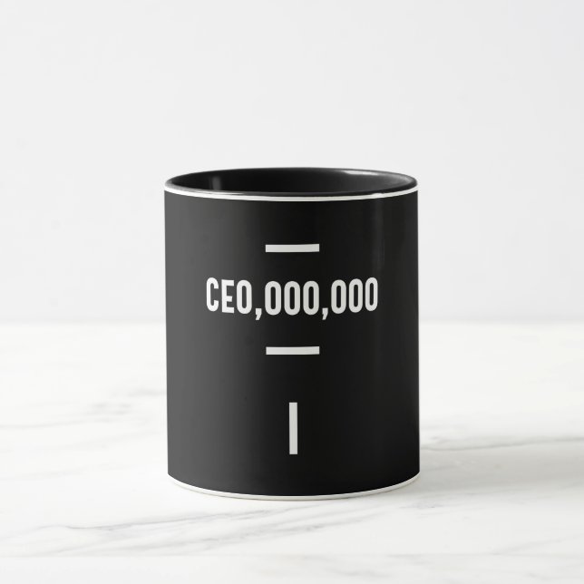 Caneca Empreendedor - CEO,000.000 Tee Funny Business (Centro)