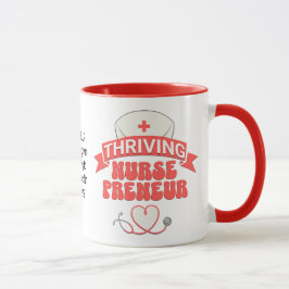 Caneca Empreendedor de Enfermeira NURSEPRENEUR, MOTIVO DE