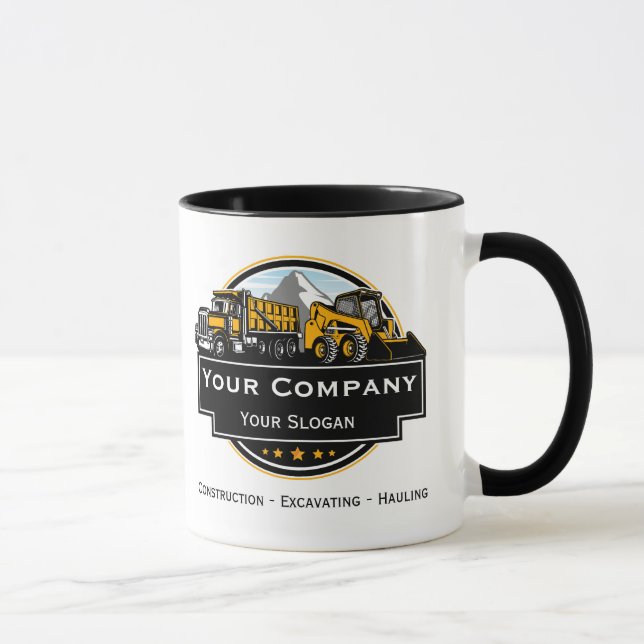 Caneca Empresa de Construção de Equipamentos Pesados Prof (Direita)