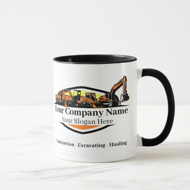 Caneca Empresa de Construção de Equipamentos Pesados Prof (Direita)