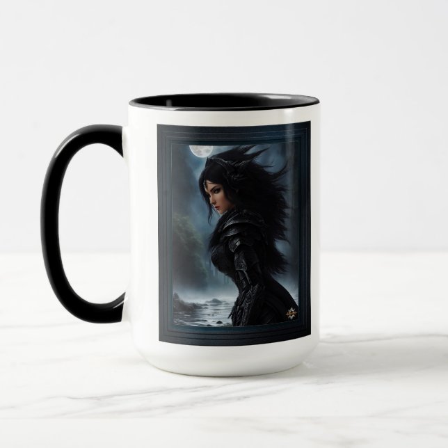 Caneca Empress Vampire Hunter AI Concept Art de Xzendor7 (Esquerda)