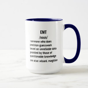 Caneca EMT Definição EMT Saúde Emergência EMTs Medicament