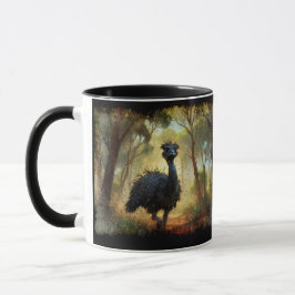 Caneca Emu e Floresta Australiana de Outback