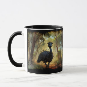 Caneca Emu e Floresta Australiana de Outback
