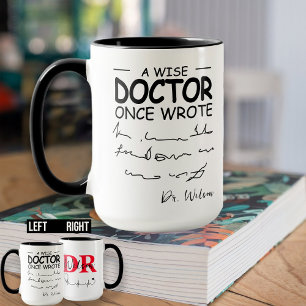 Caneca Encantado Personalizado Doutor Engraçado Médico En