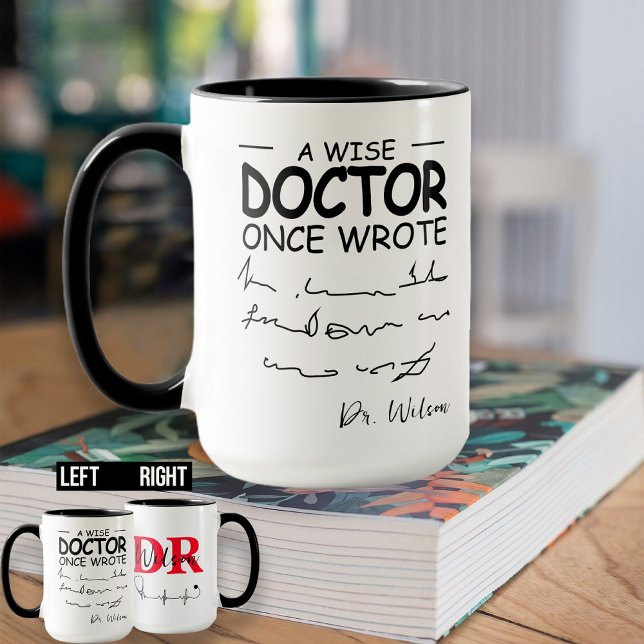 Caneca Encantado Personalizado Doutor Engraçado Médico En (Criador carregado)