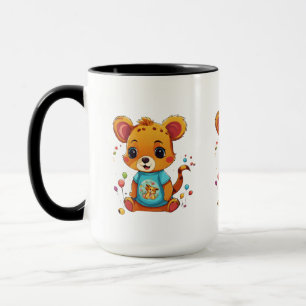 Caneca Encantador Combo Mugs de 15 Oz com Animal Adorável
