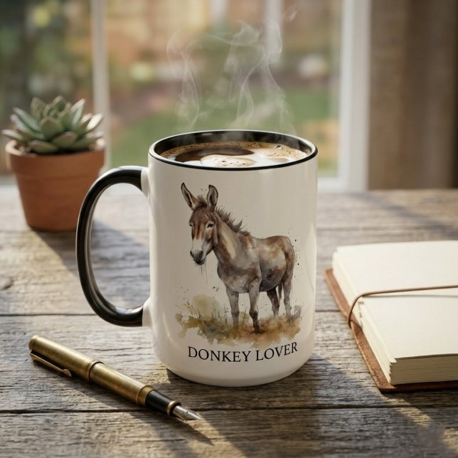 Caneca Encantadora Serenidade Donkey, costume (Criador carregado)