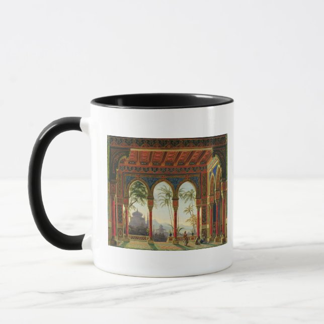 Caneca Encene o design para a ópera 'Ruslan e Lyudmila (Esquerda)