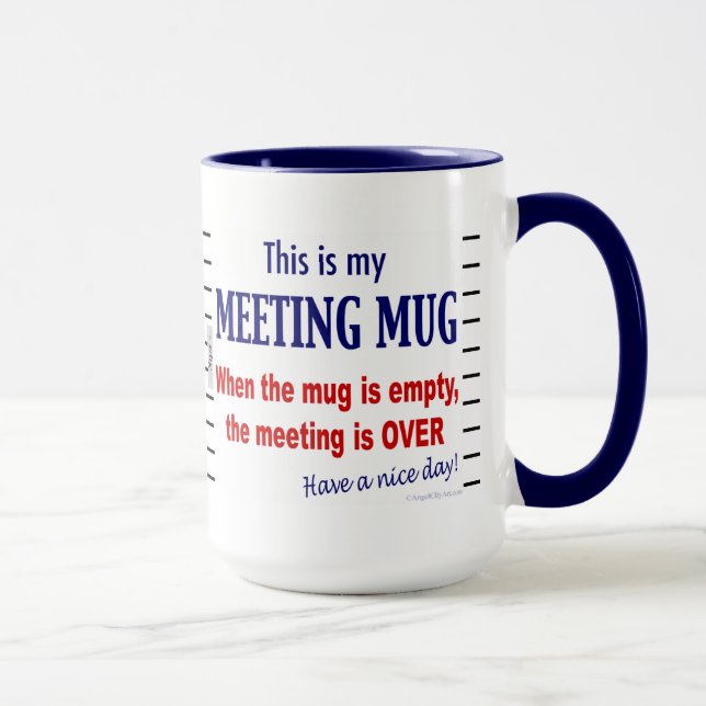 Caneca Encontrar Mug Engraçado Escritório Humor Coffee Mu (Direita)