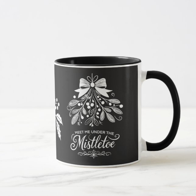 Caneca Encontre-me sob o Natal Misterioso (Direita)