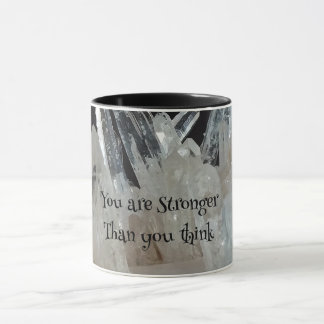 Caneca Encorajar força inspiracional Quartz