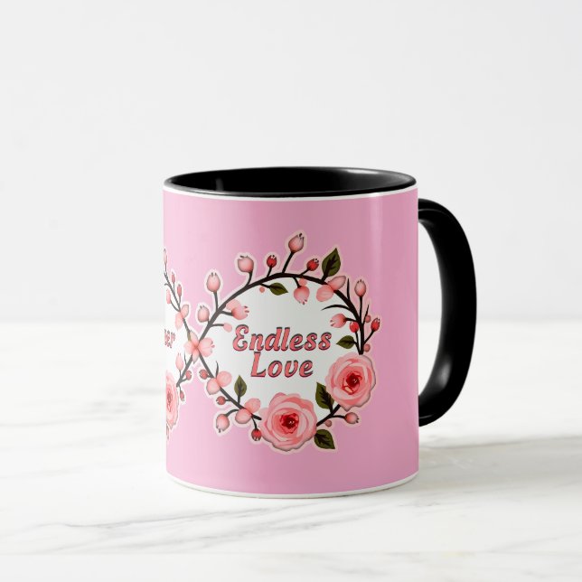 Caneca Endless Love – Mother Floral Art (Frente Esquerda)