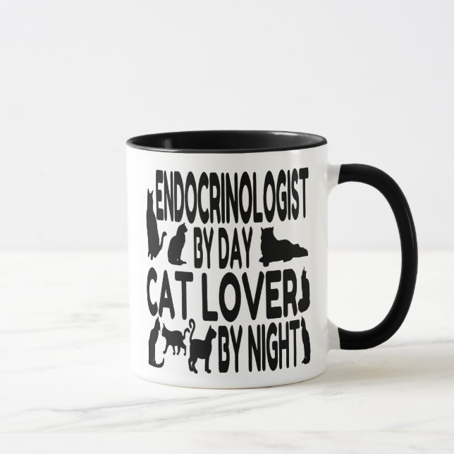 Caneca Endocrinologista do Gato Lover (Direita)