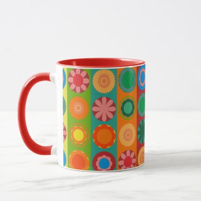 Caneca Energia de Flor nas Linhas (Esquerda)