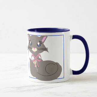 Caneca enevoada do gatinho de Toon