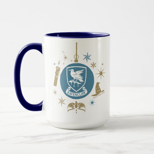 Caneca Enfeite de Natal Gráfico RAVENCLAW™ (Esquerda)