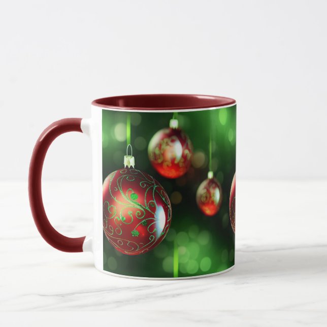 Caneca Enfeites de natal rico (Esquerda)