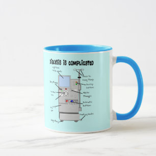 Caneca Enfermeira da diálise/presentes engraçados da