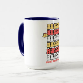 Caneca Enfermeira de Natal Feliz Café Combo Mug