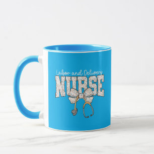 Caneca Enfermeira de Trabalho de Parto e Parto Fofo Estet