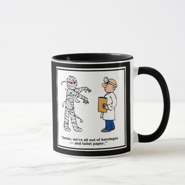 Caneca Enfermeira engraçada Mug ou Dr Mug - BD (Direita)