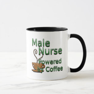 Caneca Enfermeira masculina psta pelo café