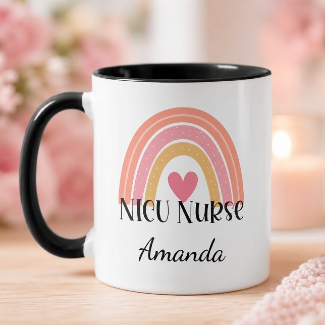 Caneca Enfermeira Personalizada de UTI Neonatal (Personalized NICU Nurse Mug)