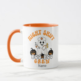 Caneca Enfermeira Personalizada do Halloween - BOO BOO Cr