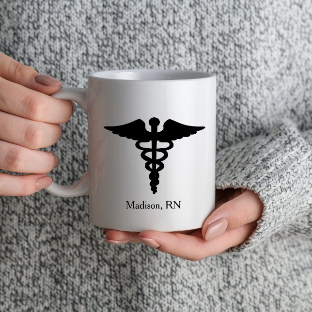 Caneca Enfermeira Personalizada Presente Médico de Enferm (Criador carregado)
