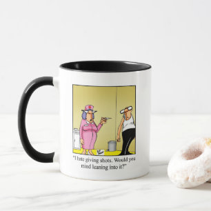 Caneca Enfermeira personalizável/Mug de Café Humor Méd