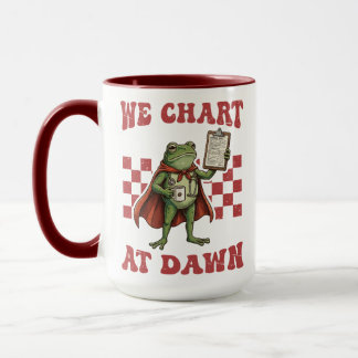 Caneca Enfermeira Sapo Engraçada Nós Registramos ao Amanh