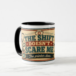 Caneca Enfermeira Sobrevivência de Turno Engraçado Presen