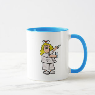 Caneca Enfermeiro Chubby com Cápsula e Vidro de Água