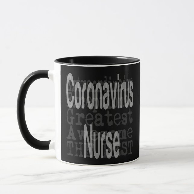 Caneca Enfermeiro Extraordinário de Coronavírus (Esquerda)