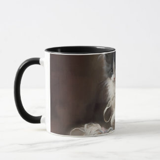 Caneca Enfiado em preto e branco divertidos